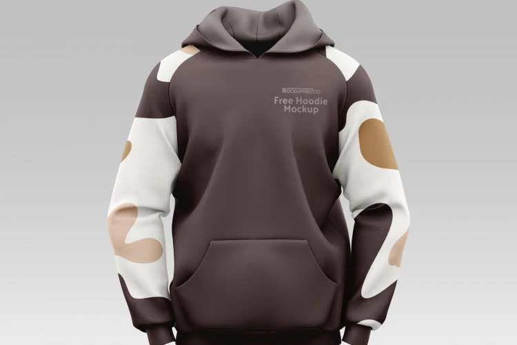 Free Mens Hoodie Mockup Psd