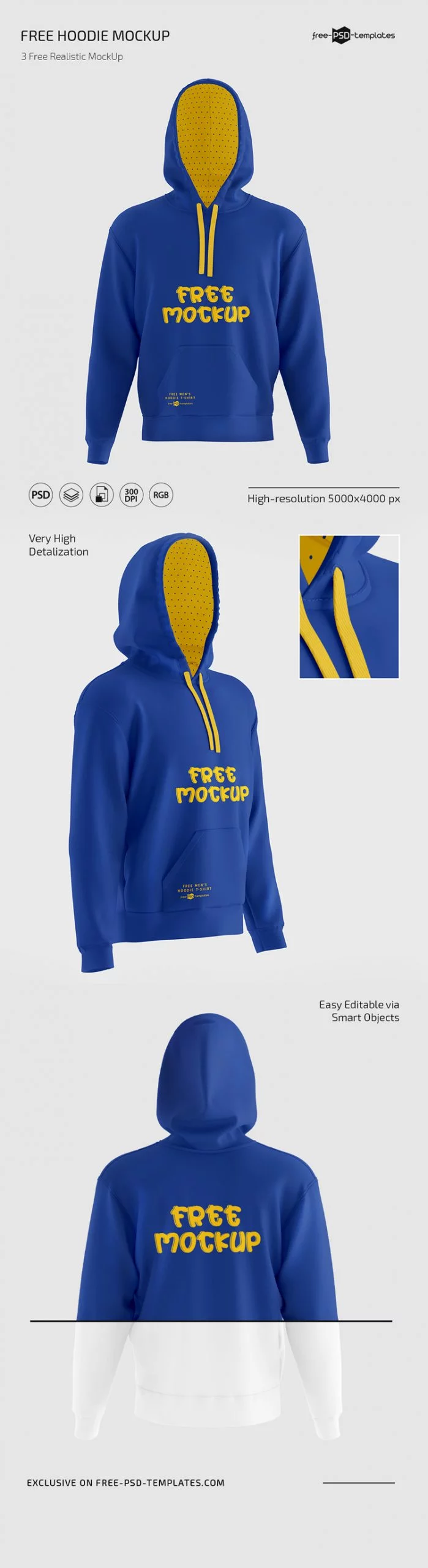 Free mockup hoodie discount psd