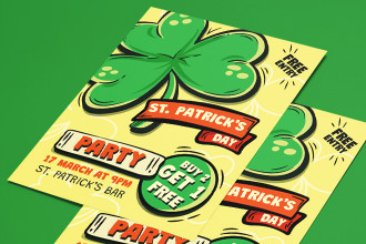 Free St. Patrick’s Party Poster