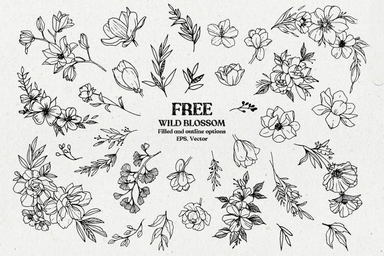 Floral Vector Art, Icons, and Graphics for Free Download, Floral 