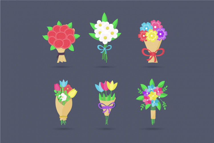 Free Flower Bouquets Icons