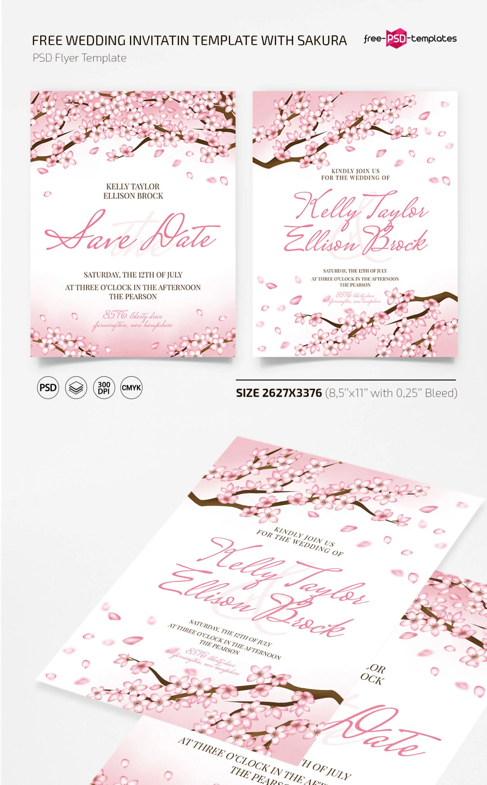 Free Wedding Invitation Template