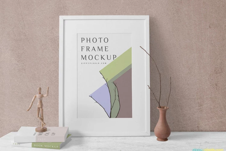 Free Wood Frame Mockup