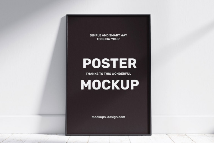 Free Poster Frame Mockup
