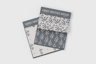 Fabric Swatches Mockup