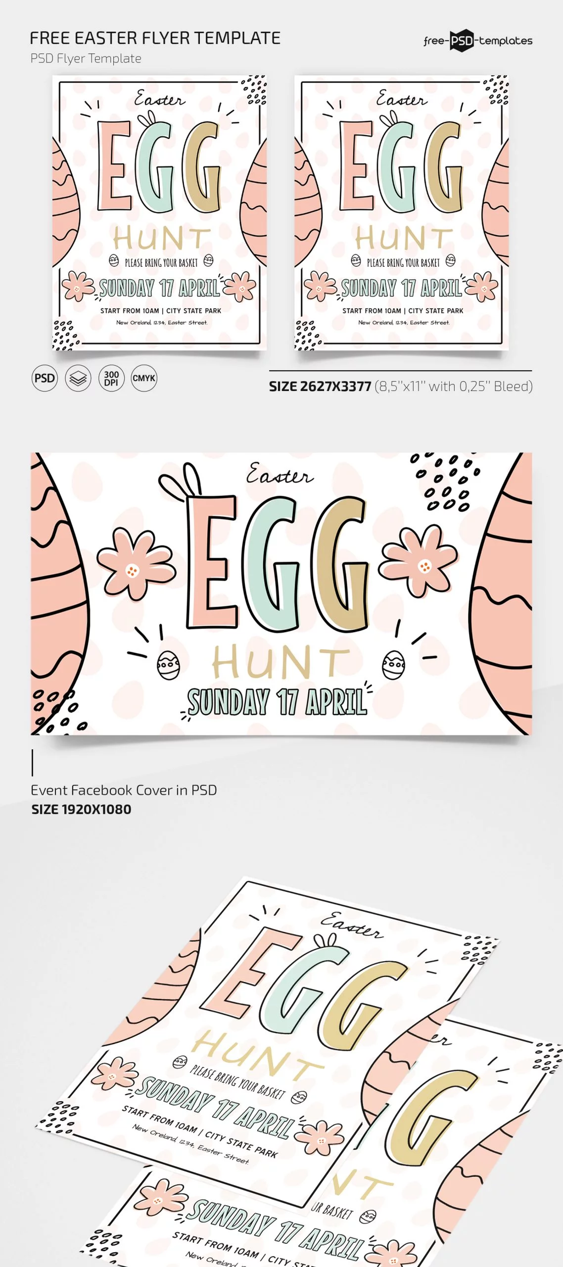 Free Easter Flyer Template