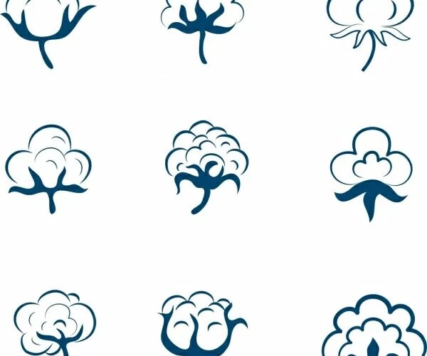 Cotton Flowers Icons