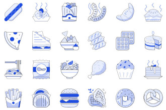 24 Free European Food Icons (AI, SVG)