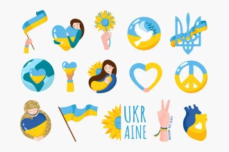 Free Ukrainian Illustrations Template (PSD, AI, EPS, PNG)