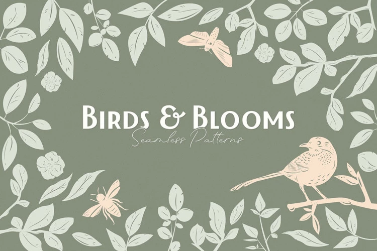 Birds & Blooms Patterns