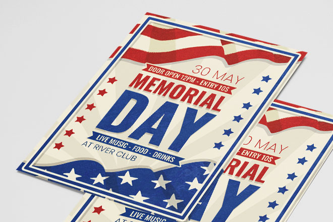 Free Memorial Day Flyer PSD Template – Free PSD Templates