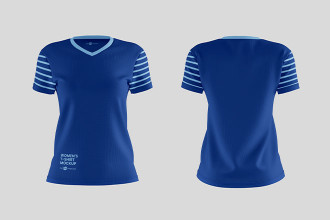 Free Women’s T-Shirt Mockup Set