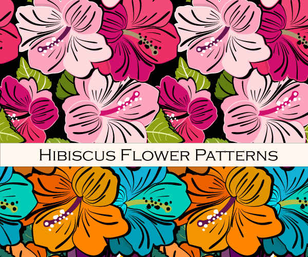 Free Hibiscus Flower Pattern