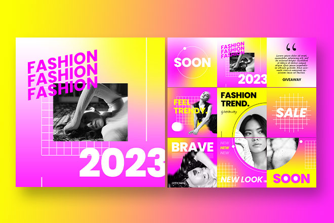 Free Fashion Collection Instagram Posts – Free PSD Templates