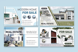 Free Real Estate Banners in PSD