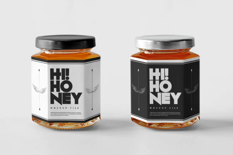 Free Honey Jar Mockup