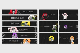 SpeedArt] FREE Amazing Gaming  Channel Banner Template #2 +