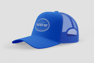 Free Trucker Hat Mockup Set Free Trucker Hat Mockup Set