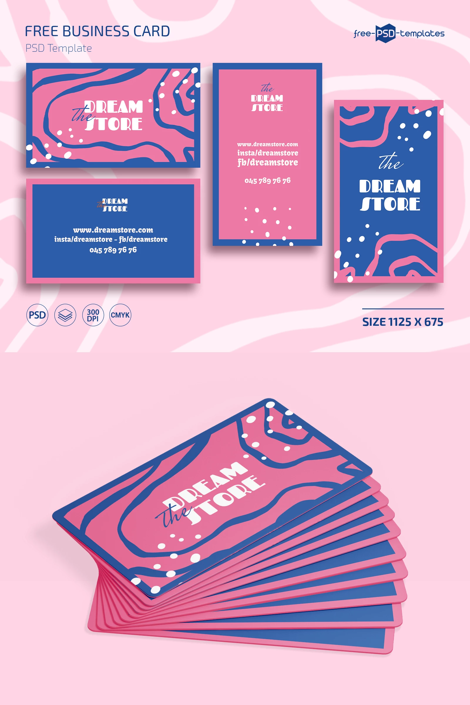 Free Business Card Template in PSD