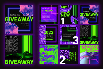 Free Giveaway Instagram Post Template