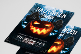 Free Halloween Party Flyer Template Free Halloween Party Flyer Template