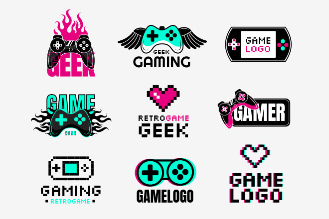 Logo Gamer - Vetores e Arquivos PSD Grátis para Download