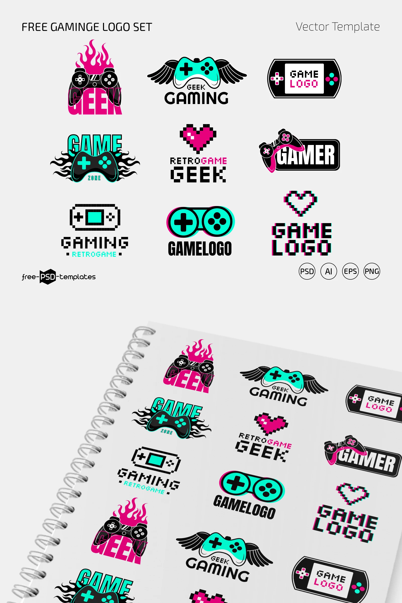 GAMING LOGO MAKER ONLINE FREE Template