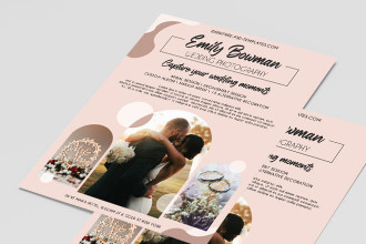 Free Wedding Photography Template + Instagram Post (PSD)