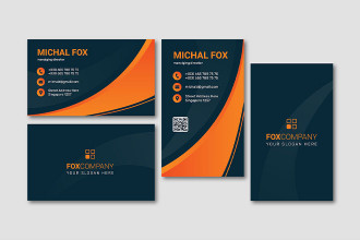 Free Business Card Vector Template