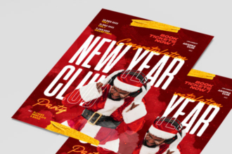 Free New Year Club Party Flyer Template + Instagram Post (PSD) Free New Year Club Party Flyer Template + Instagram Post (PSD)