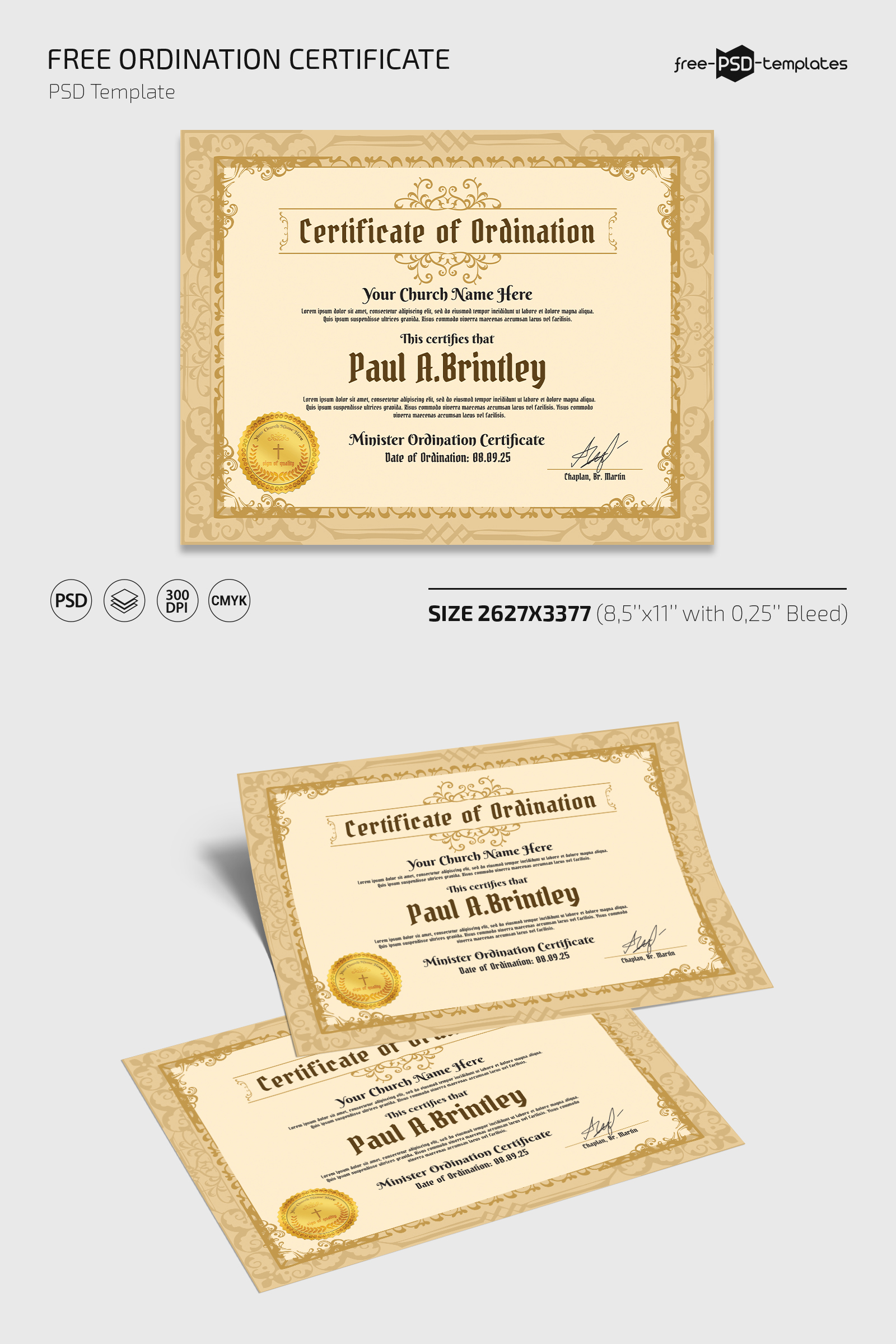 free-ordination-certificate-template-for-photoshop-psd