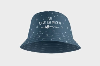 Free Bucket Hat Mockup