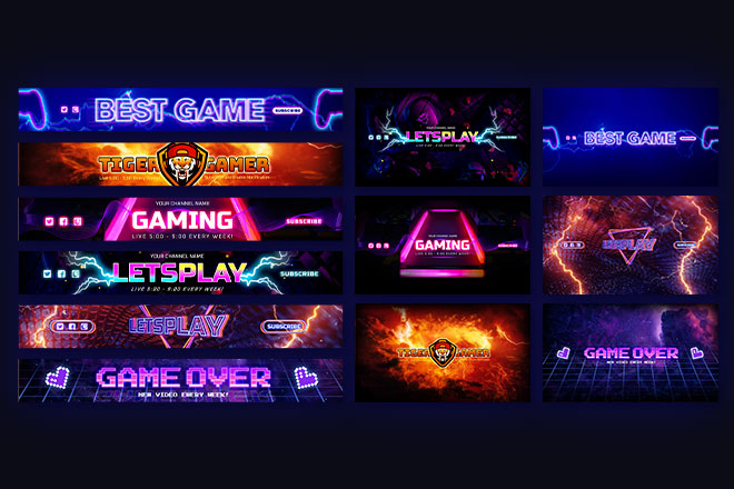 Gaming  Banner - Free Vectors & PSDs to Download