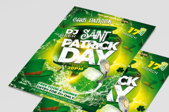 Free St. Patrick’s Day Template + Instagram Post (PSD)