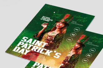 Free St Patrick’s Day 2023 Flyer Template + Instagram Post (PSD)