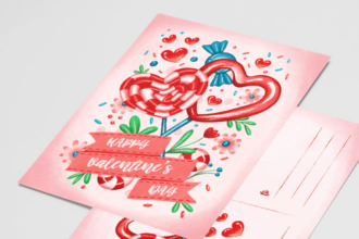 Free Valentine’s Day Card Template Free Valentine’s Day Card Template
