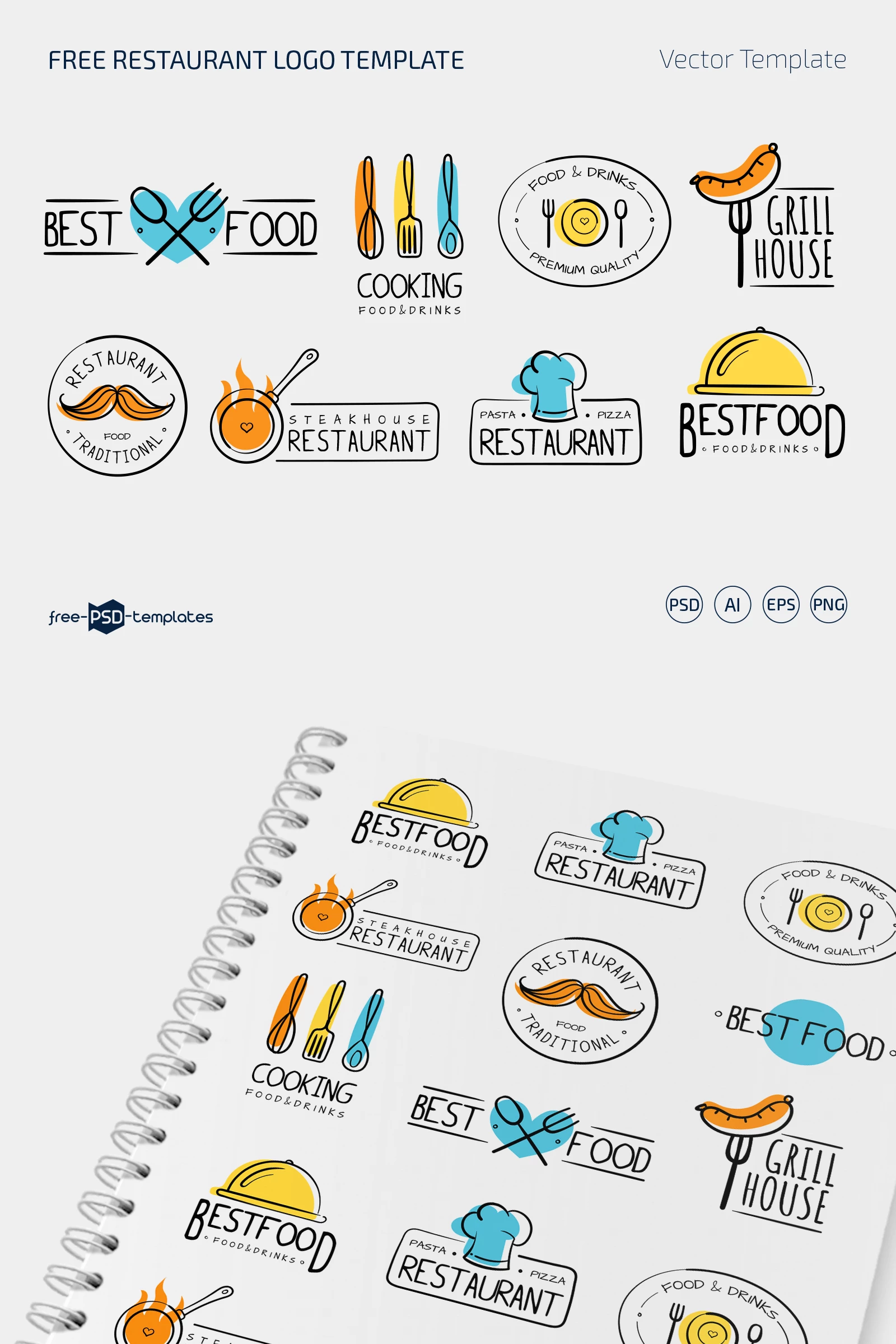 Free Restaurant Logo Template