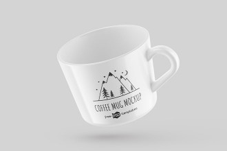 Free Simple Coffee Mug Mockup
