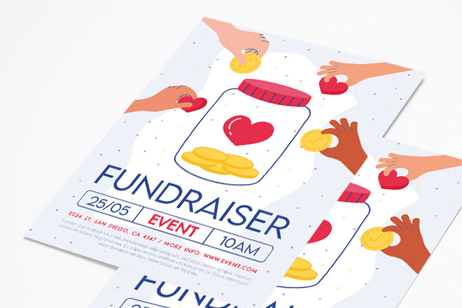 fundraiser poster template