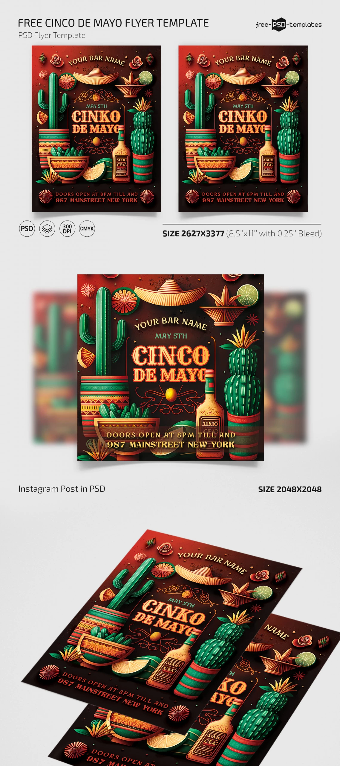 Free Cinco de Mayo Flyer