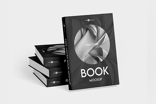Free Book Mockup Set For Photoshop (Psd)