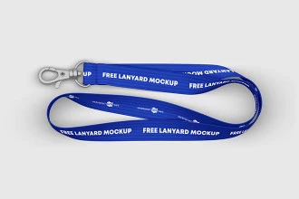 Free Lanyard Mockup