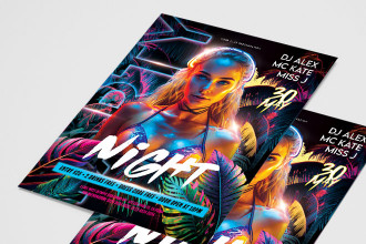 Free Night Club Party Flyer