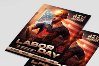 Free Labor Day Flyer Template + Instagram Post (PSD)