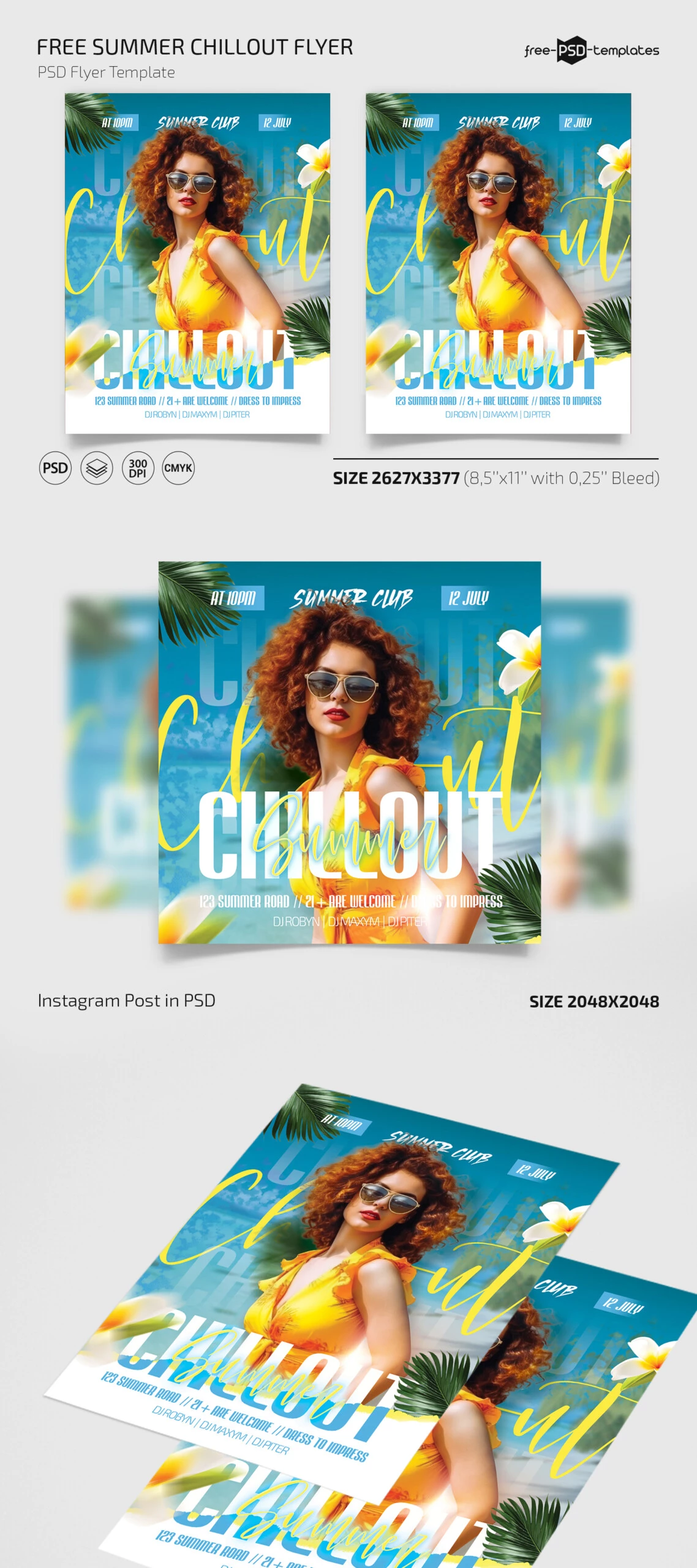 Free Summer Chillout Flyer
