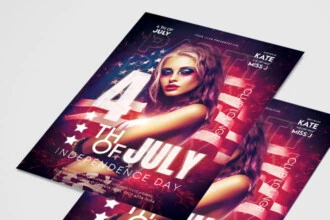 Free 4th of July Club Flyer Templates