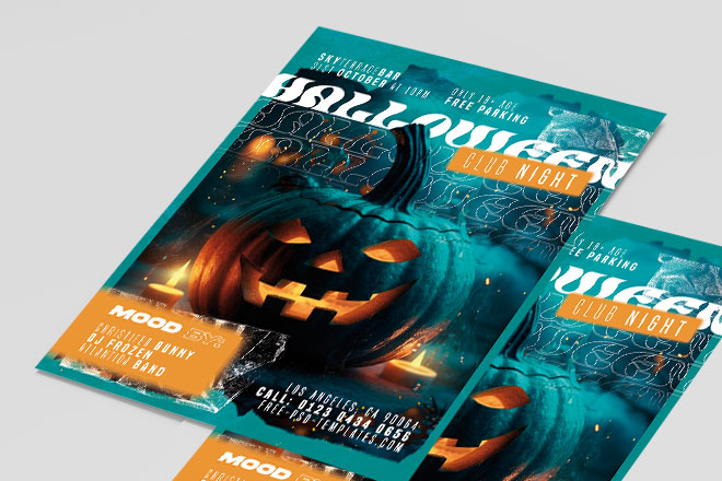 HALLOWEEN CLUB/BAR FLYER Template