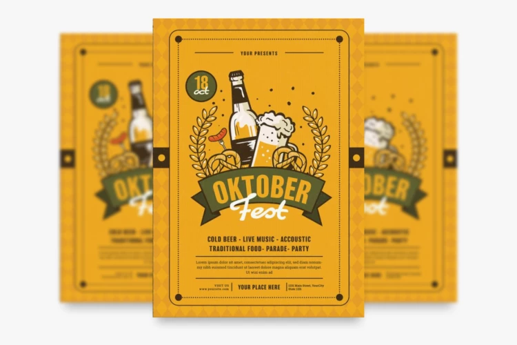 Oktoberfest Event Flyer Template