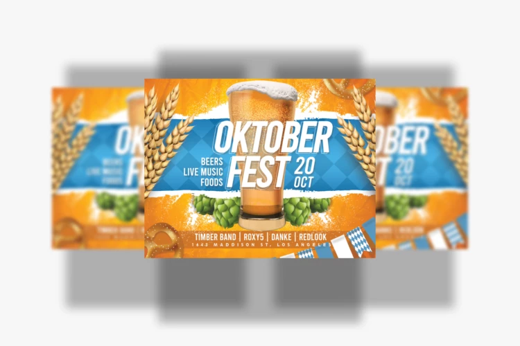 Oktoberfest Free PSD Flyer Template
