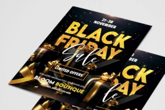 Free Black Friday Flyer PSD Template